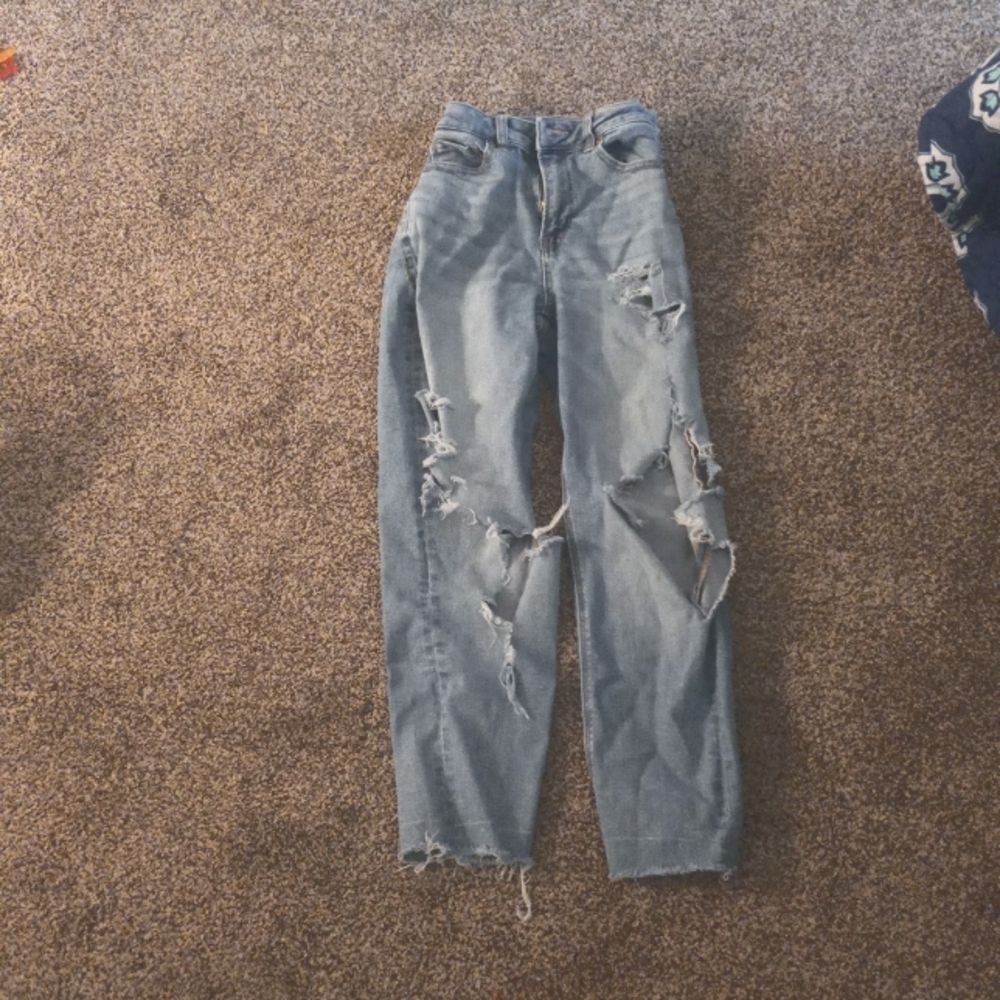 two toned jeans
